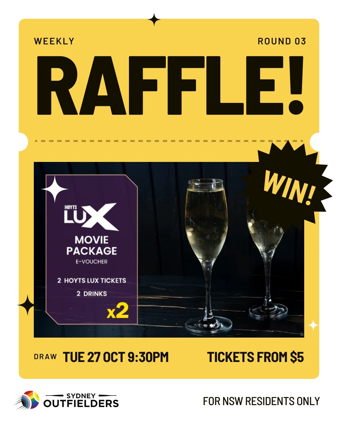 This week’s raffle